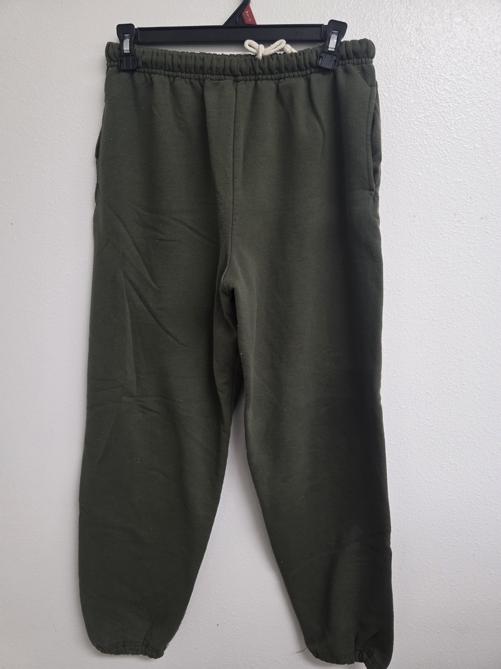 Jerzees Olive Drawstring Track Joggers (0751)